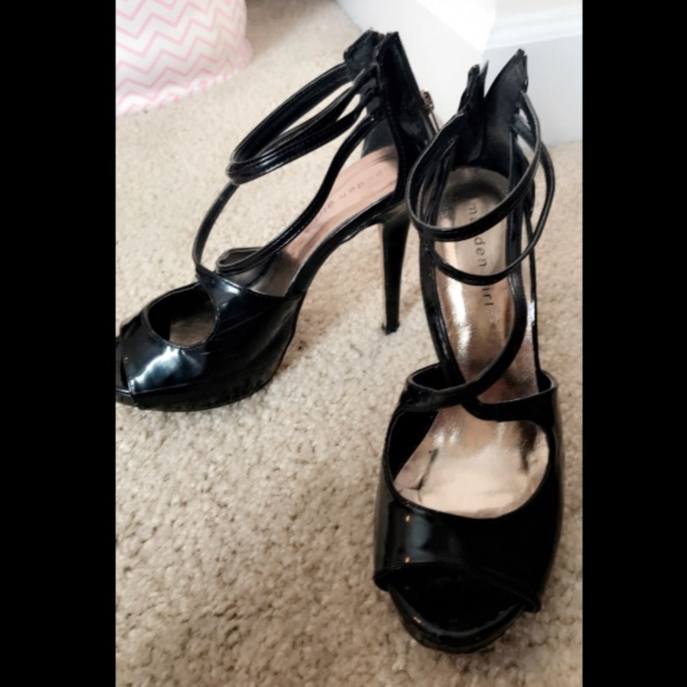 Black high heels